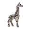 Africa Link Giraffe Keyring