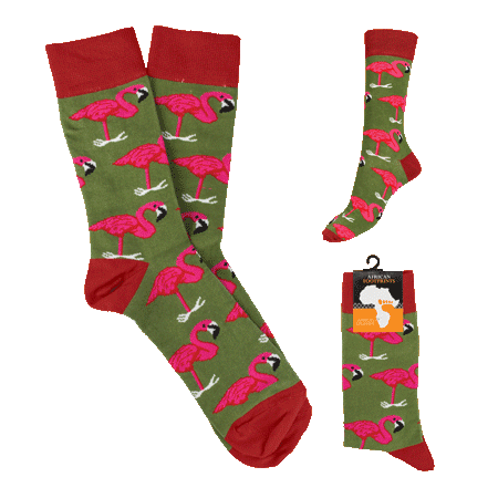 Flamingo-Olive Green